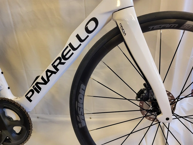 Pinarello Prince Ticr Disc 2021 54,5 cm Racing geometri, farge 214 hvit 