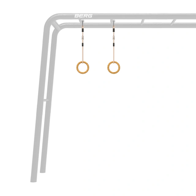 BERG PlayBase Wooden gym rings Gymringer av tre 