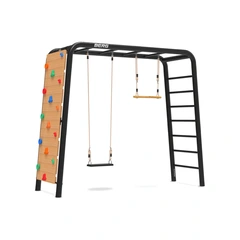 BERG PlayBase Medium TL Huskesete (gummi) + trapez + klatrevegg