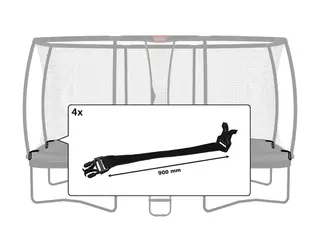 Ultim Safety Net DLX XL Buckle (900mm) (4x)