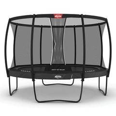 BERG Trampoline Champion 330 grå Med sikkerhetsnett Deluxe