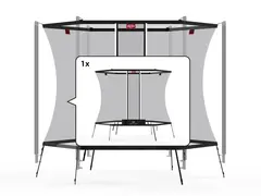 Separat nett Comfort 200 cm dia For 6 stolper i sikkerhetsnettet