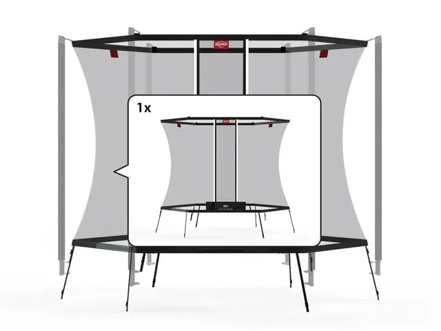 Separat nett Comfort 200 cm dia For 6 stolper i sikkerhetsnettet 