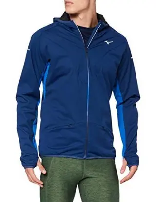 Mizuno Hybrid BT Hoodie (M) Lett løpe/turjakke