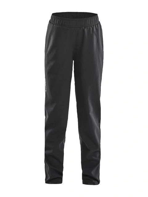 Craft Rush Wind Pants JR Black Tynn og lett vindbukse 