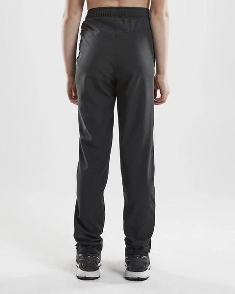 Craft Rush Wind Pants JR Black Tynn og lett vindbukse 