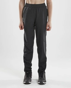 Craft Rush Wind Pants JR Black Tynn og lett vindbukse
