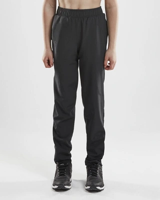 Craft Rush Wind Pants JR Black Tynn og lett vindbukse