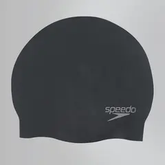 Plain Moulded Silicon Cap JU Black 0 Badehette