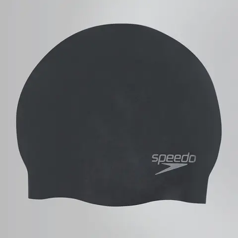 Plain Moulded Silicon Cap JU Black 0 Badehette