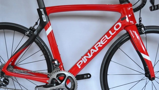 Pinarello Dogma F8 landeveissykkel Racing geometri, Dura Ace Di2 