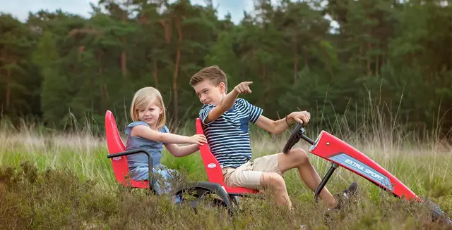 BERG Passasjersete rød Basic/Extra Mer moro for 2! 
