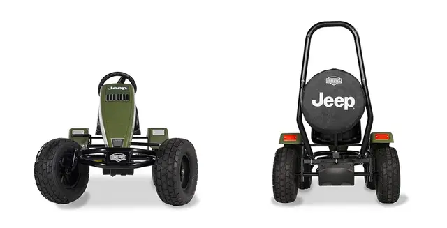 Jeep® Revolution pedal go-kart XL BFR-3 Tråbil for 5 år + med 3 gir 