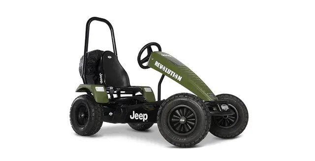 Jeep® Revolution pedal go-kart XL BFR-3 Tråbil for 5 år + med 3 gir 