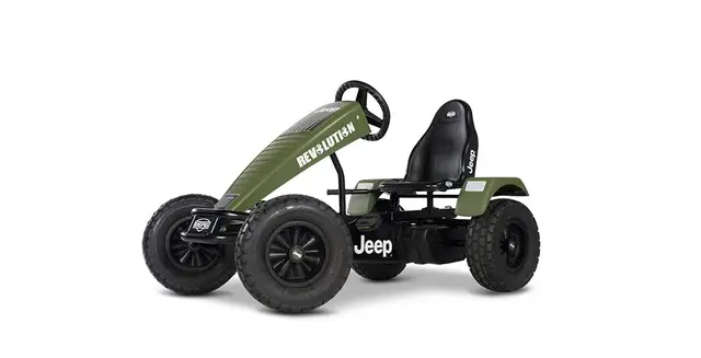 Jeep® Revolution pedal go-kart XL BFR-3 Tråbil for 5 år + med 3 gir 