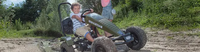 Jeep® Revolution pedal go-kart XL BFR-3 Tråbil for 5 år + med 3 gir 