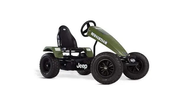 Jeep® Revolution pedal go-kart XL BFR-3 Tråbil for 5 år + med 3 gir 