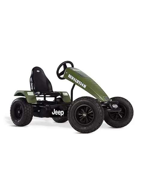 Jeep® Revolution pedal go-kart XL BFR-3 Tråbil for 5 år + med 3 gir 