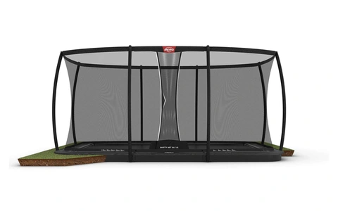 BERG Ultim Elite FlatGround + Deluxe XL Med sikkerhetsnett Deluxe XL