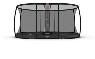 BERG Trampoline Grand Elite InGround 520 cm grå med sikkerhetsnett Deluxe XL