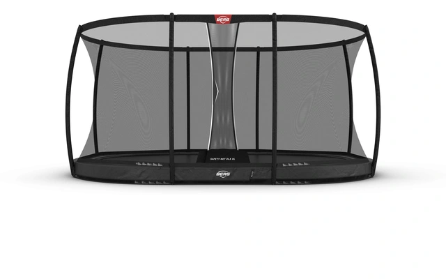 BERG Trampoline Grand Elite InGround 520 cm grå med sikkerhetsnett Deluxe XL 