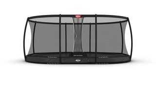 BERG Trampoline Grand Elite InGround 520 cm grå med sikkerhetsnett Deluxe