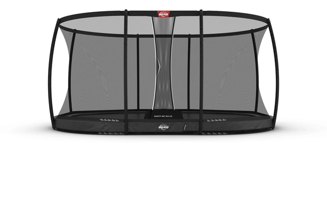 BERG Trampoline Grand Champion InGround 520 cm grå med Deluxe XL sikkerhetsnett 