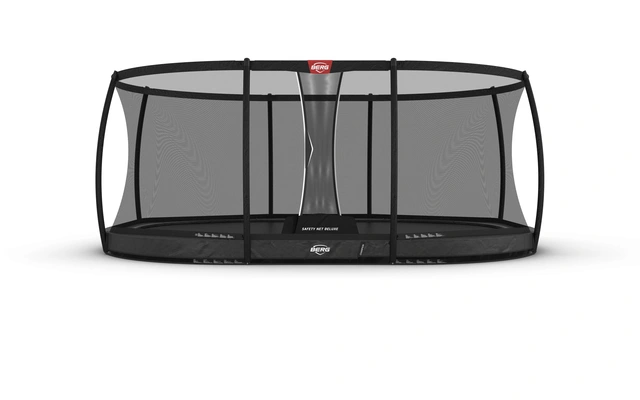 BERG Trampoline Grand Champion InGround 520 cm grå med Deluxe sikkerhetsnett 