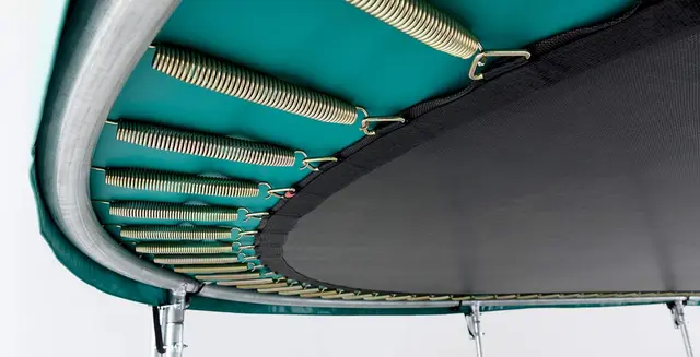 BERG Trampoline Grand Favorit InGround 520cm grønn med Comfort sikkerhetsett 