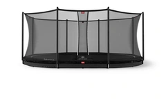 BERG Trampoline Grand Favorit InGround 520 cm sort med Comfort sikkerhetsett