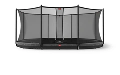 BERG Trampoline Grand Favorit InGround 520cm grå med Comfort sikkerhetsett