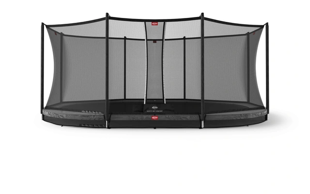 BERG Trampoline Grand Favorit InGround 520cm grå med Comfort sikkerhetsett 