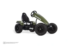 Jeep® Revolution pedal go-kart XXL E-BFR El-Tråbil ekstra lang for 6 år +