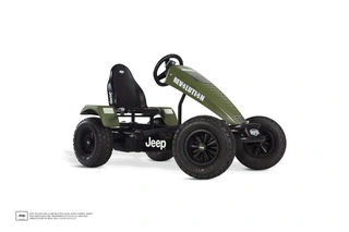 Jeep® Revolution pedal go-kart XXL E-BFR El-Tråbil ekstra lang for 6 år +