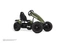 Jeep® Revolution pedal go-kart XXL E-BFR El-Tråbil ekstra lang for 6 år +
