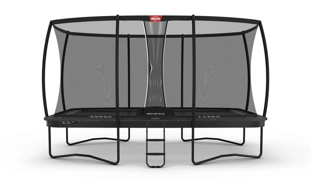 BERG Trampoline Ultim Elite 500 grå Med sikkerhetsnett Deluxe XL 