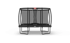 BERG Trampoline Ultim Champion 330 grå Med sikkerhetsnett Deluxe