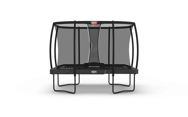 BERG Trampoline Ultim Champion 330 grå Med sikkerhetsnett Deluxe 