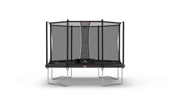 BERG Trampoline Ultim Favorit 330 grå Med sikkerhetsnett Comfort