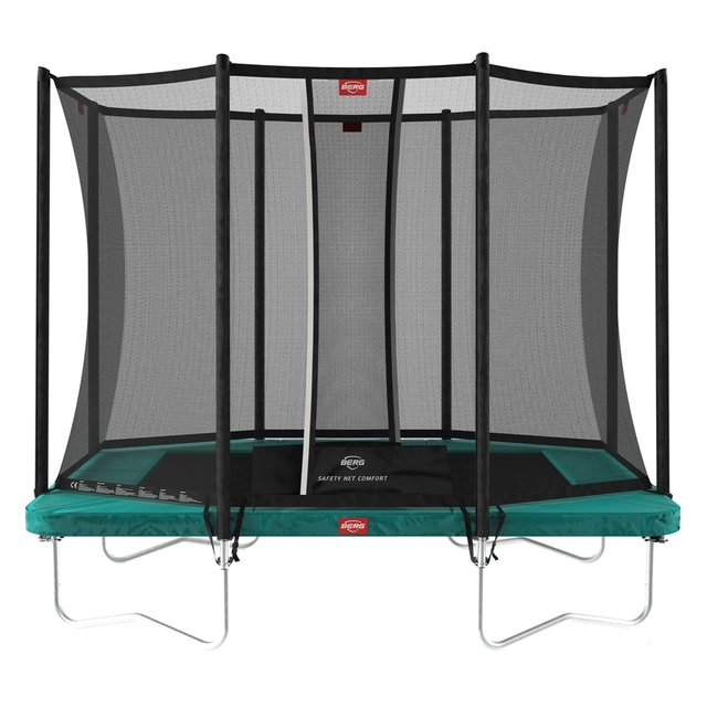 BERG Trampoline Ultim Favorit 280 grønn Med sikkerhetsnett Comfort 