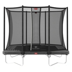 BERG Trampoline Ultim Favorit 280 grå Med sikkerhetsnett Comfort