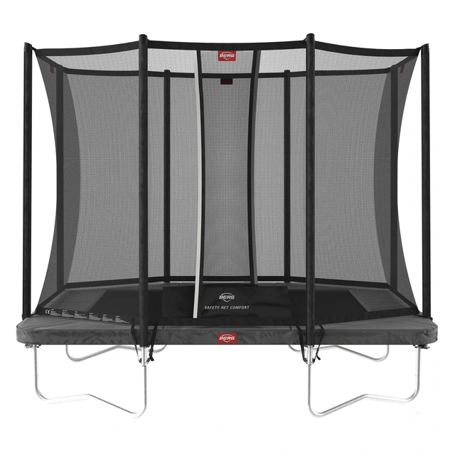 BERG Trampoline Ultim Favorit 280 grå Med sikkerhetsnett Comfort 