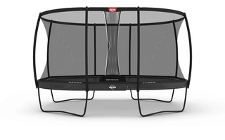 BERG Trampoline Grand Elite 520 grå Med sikkerhetsnett Deluxe XL