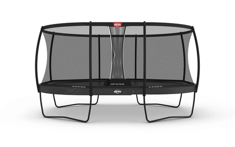 BERG Trampoline Grand Elite 520 grå Med sikkerhetsnett Deluxe