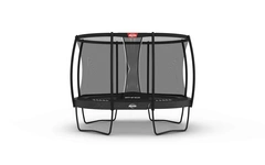 BERG Trampoline Grand Champion 350 grå Med sikkerhetsnett Deluxe