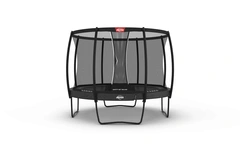 BERG Trampoline Elite 380 grå Med sikkerhetsnett Deluxe