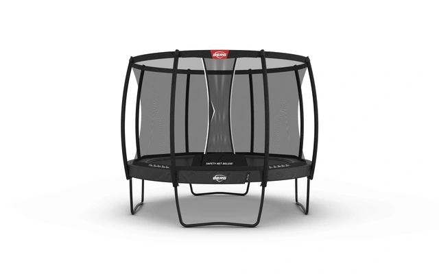 BERG Trampoline Elite 330 grå Med sikkerhetsnett Deluxe 