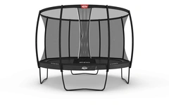BERG Trampoline Champion 430 grå Med sikkerhetsnett Deluxe XL